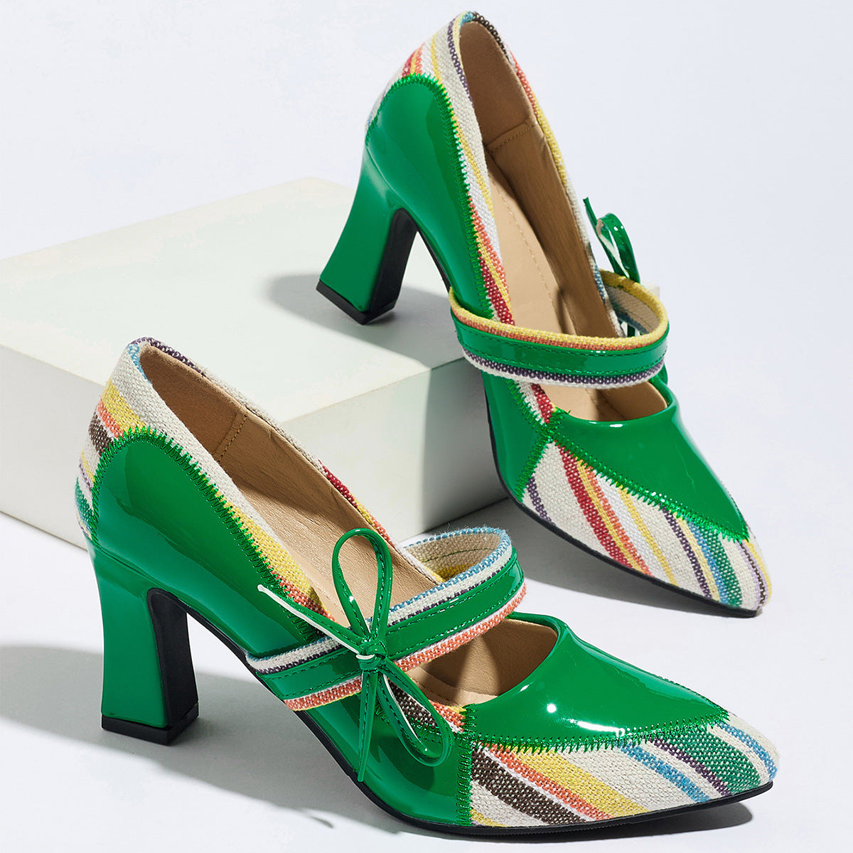 Romy Retro Mary Jane Heels