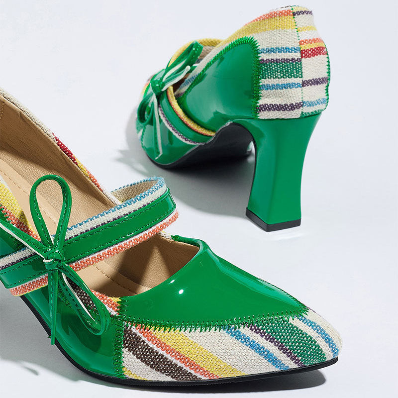 Romy Retro Mary Jane Heels 3