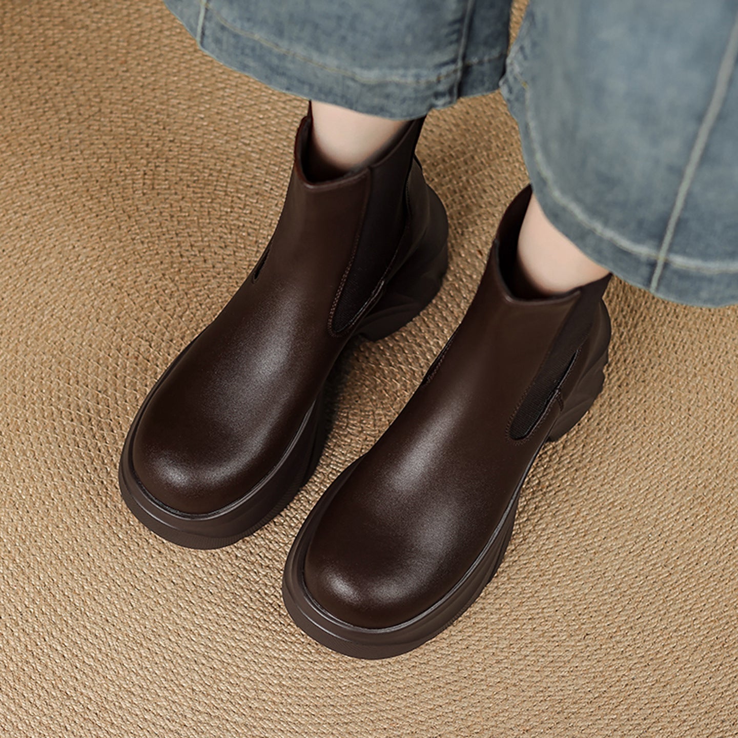 Deina Wave-Platform Chelsea Boots 3
