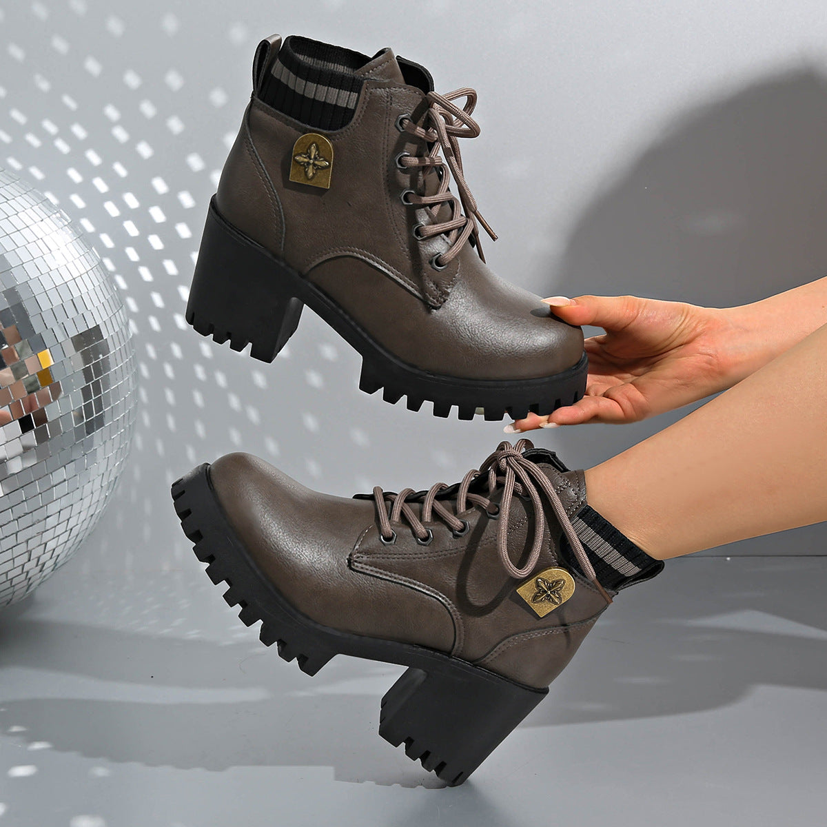 Mila Platform Ankle Boots 3