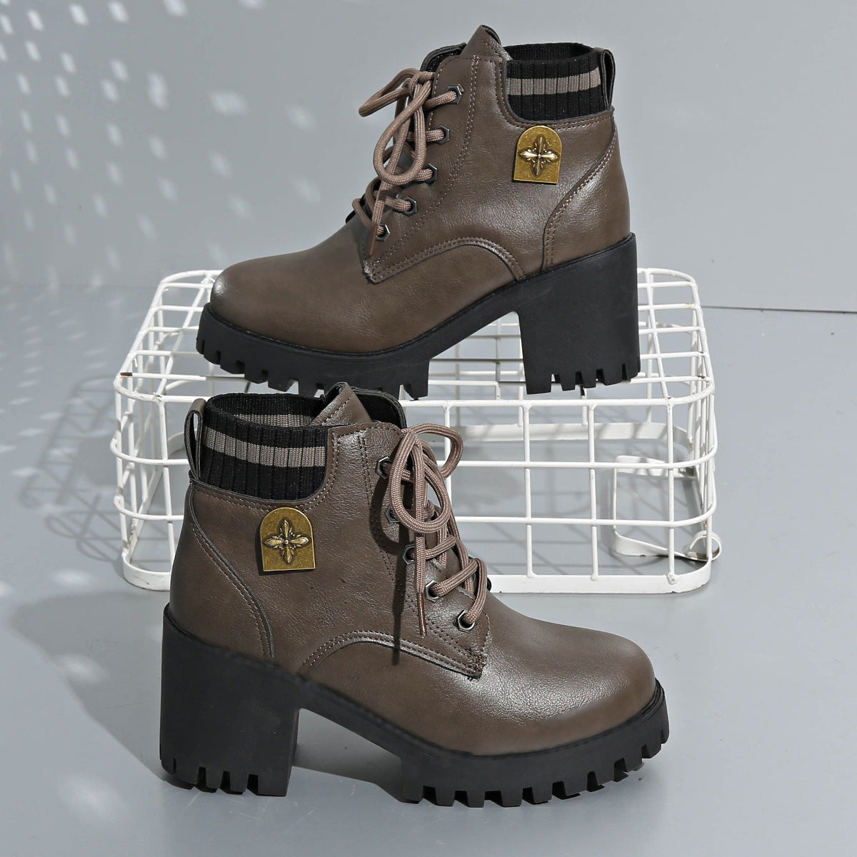 Mila Platform Ankle Boots 4