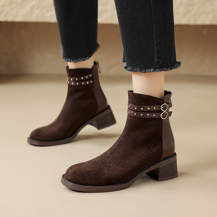 Olivia Suede Ankle Boots