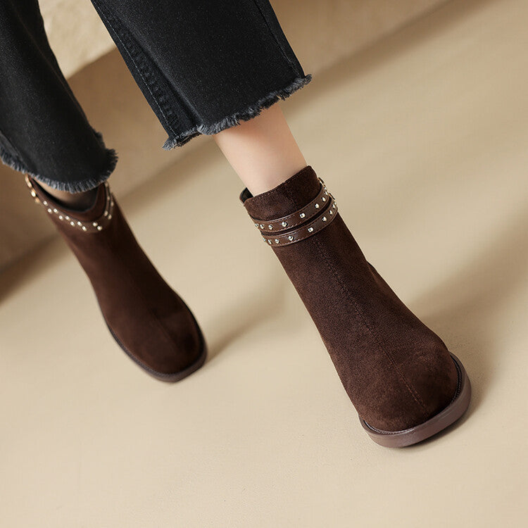 Olivia Suede Ankle Boots 3