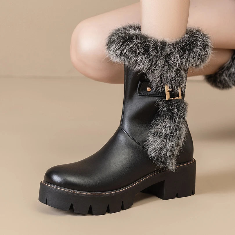 Zora Block-Heel Winter Boot