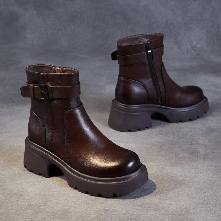 Miliana Platform Ankle Boots