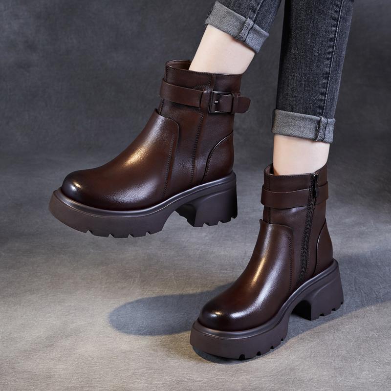 Miliana Platform Ankle Boots 4