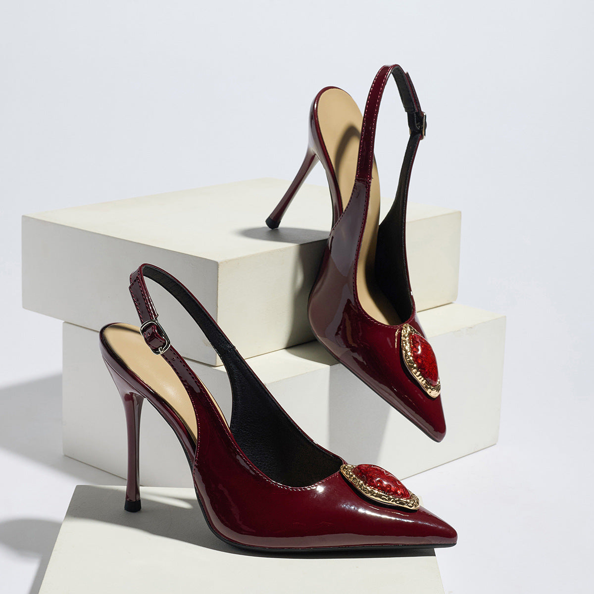 Verona Slingback Stiletto Heels