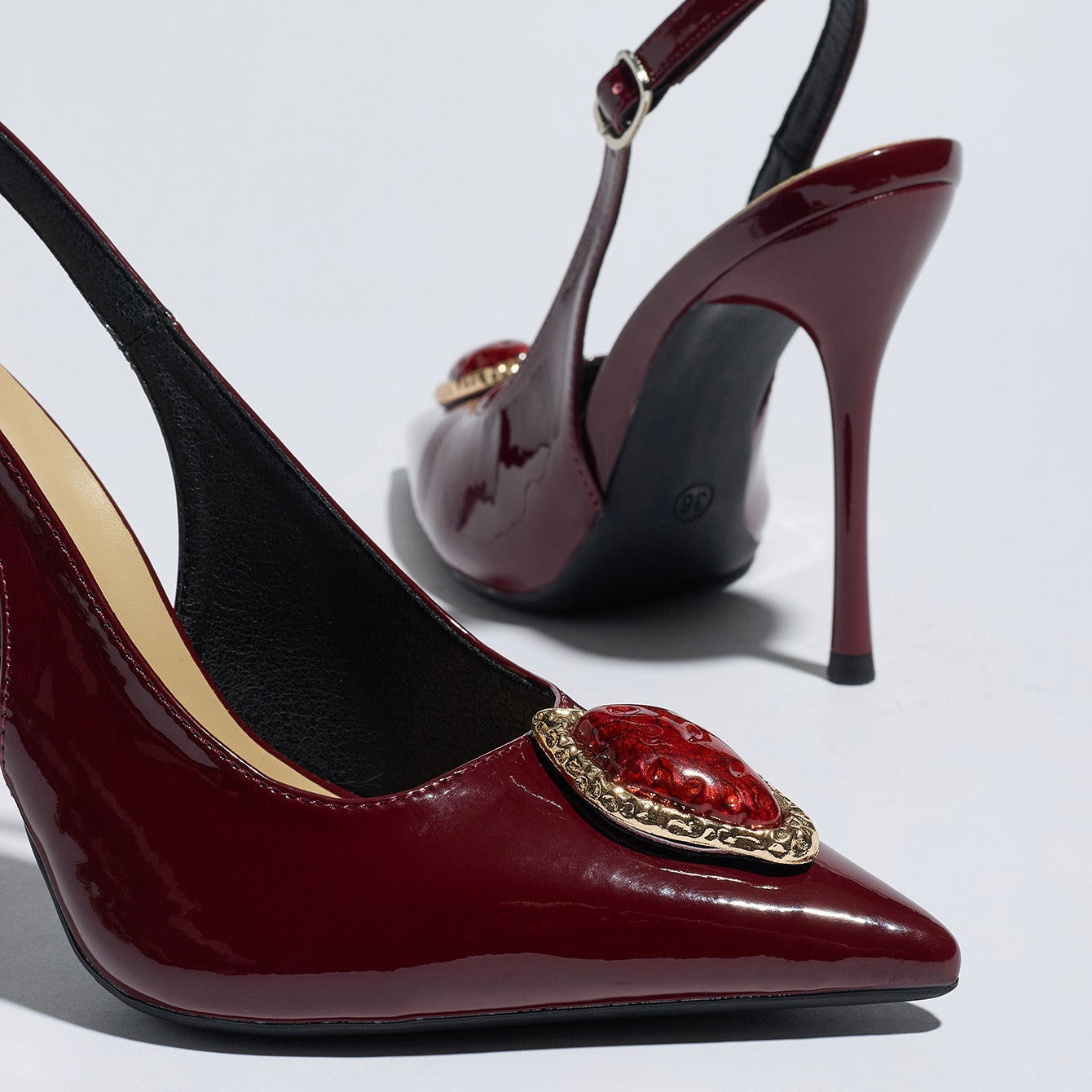 Verona Slingback Stiletto Heels 3