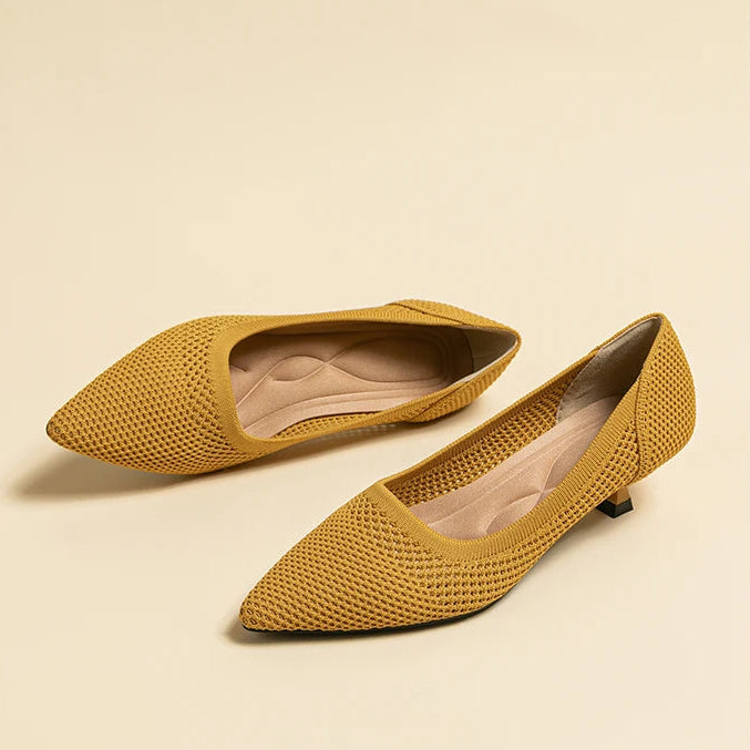 Marigold Kitten Heel Pumps 2