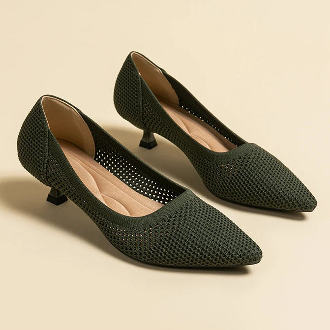 Marigold Kitten Heel Pumps 3