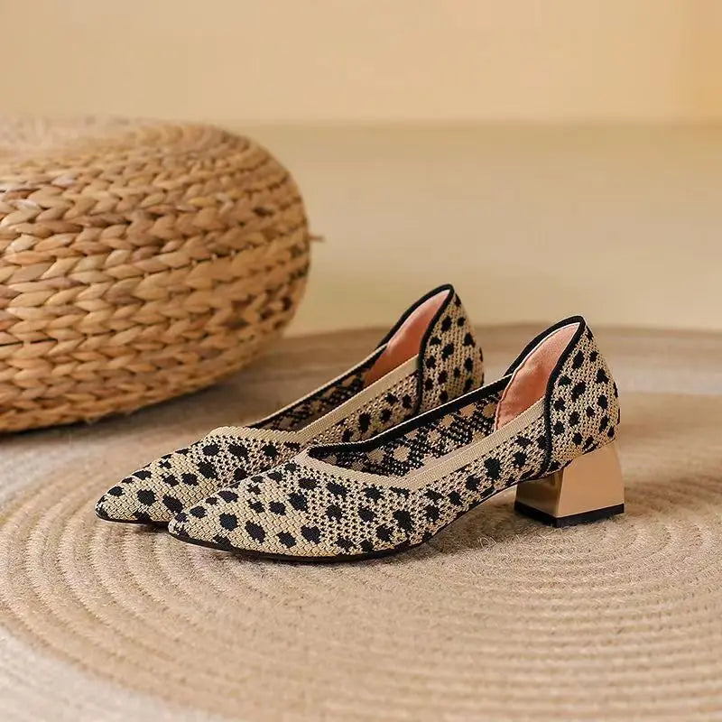 Savina Block Heel Pumps
