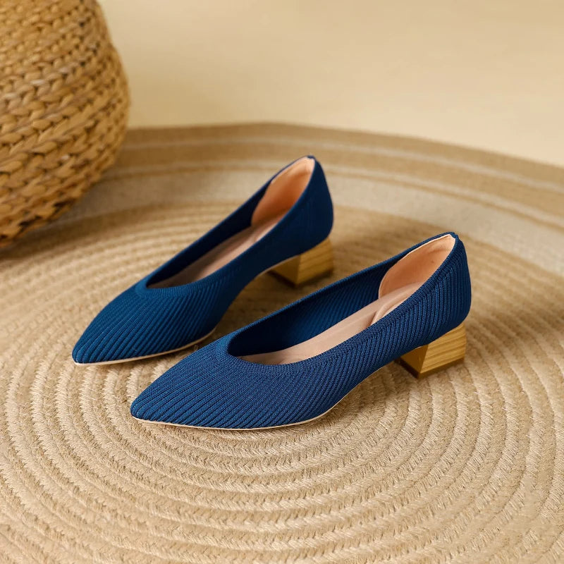 Coralia Low Heel Pumps