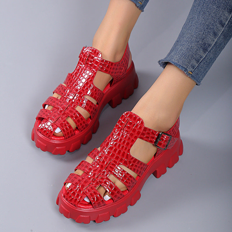 Aria Croc Gladiator Orthopedic Sandals 2