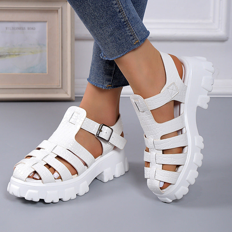Aria Croc Gladiator Orthopedic Sandals 4