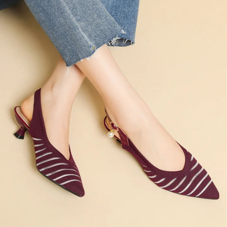 Alba Linea Kitten Heel Sandals 2
